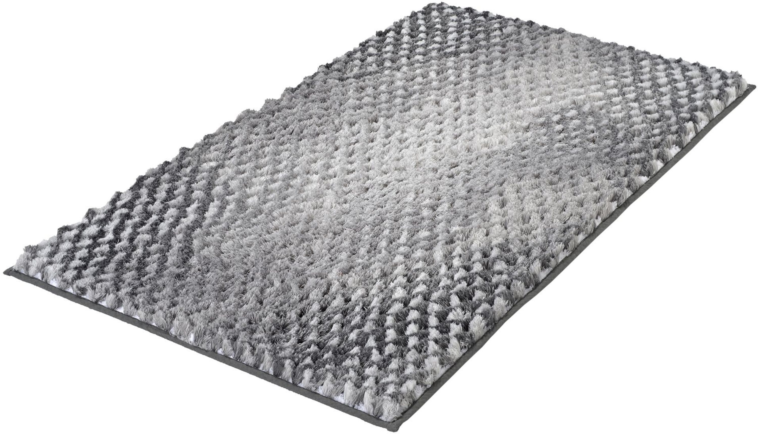 Kleine Wolke Cory tappetino da bagno 100x60 cm rettangolare grigio 9121901360