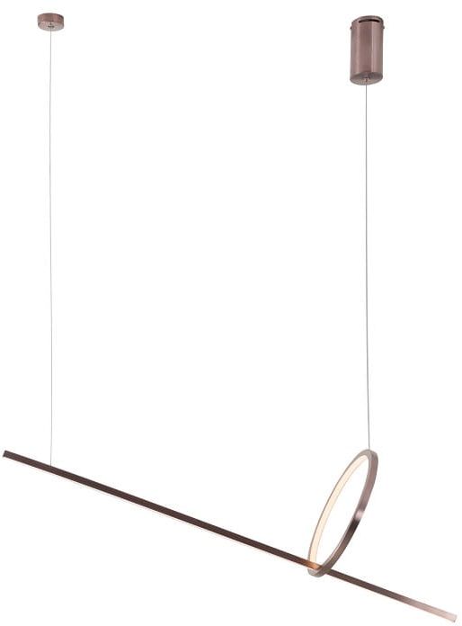 MaxLight Lozanna lampada sospesa 1x18 W marrone P0570D