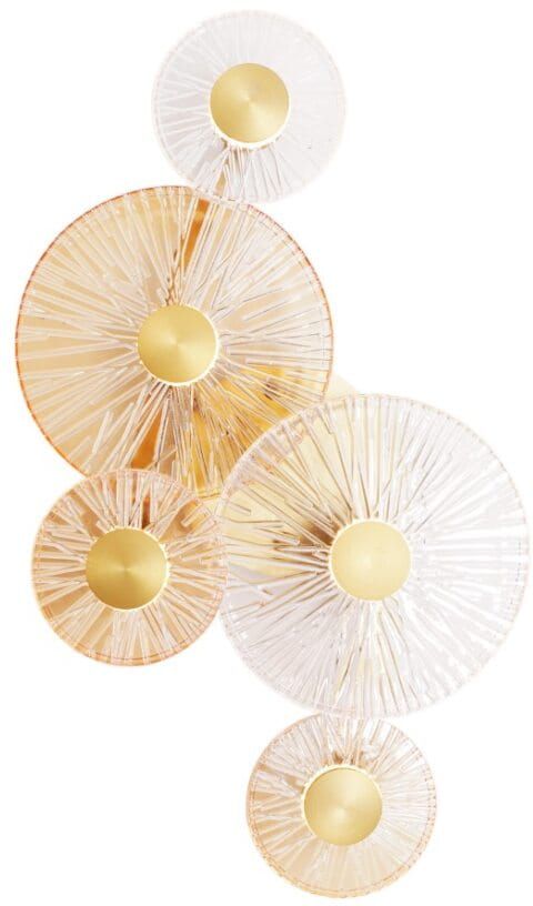 MaxLight Allure lampada da parete 5x5 W oro W0357