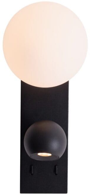 MaxLight Atom lampada da parete 2x5 W nero W0351