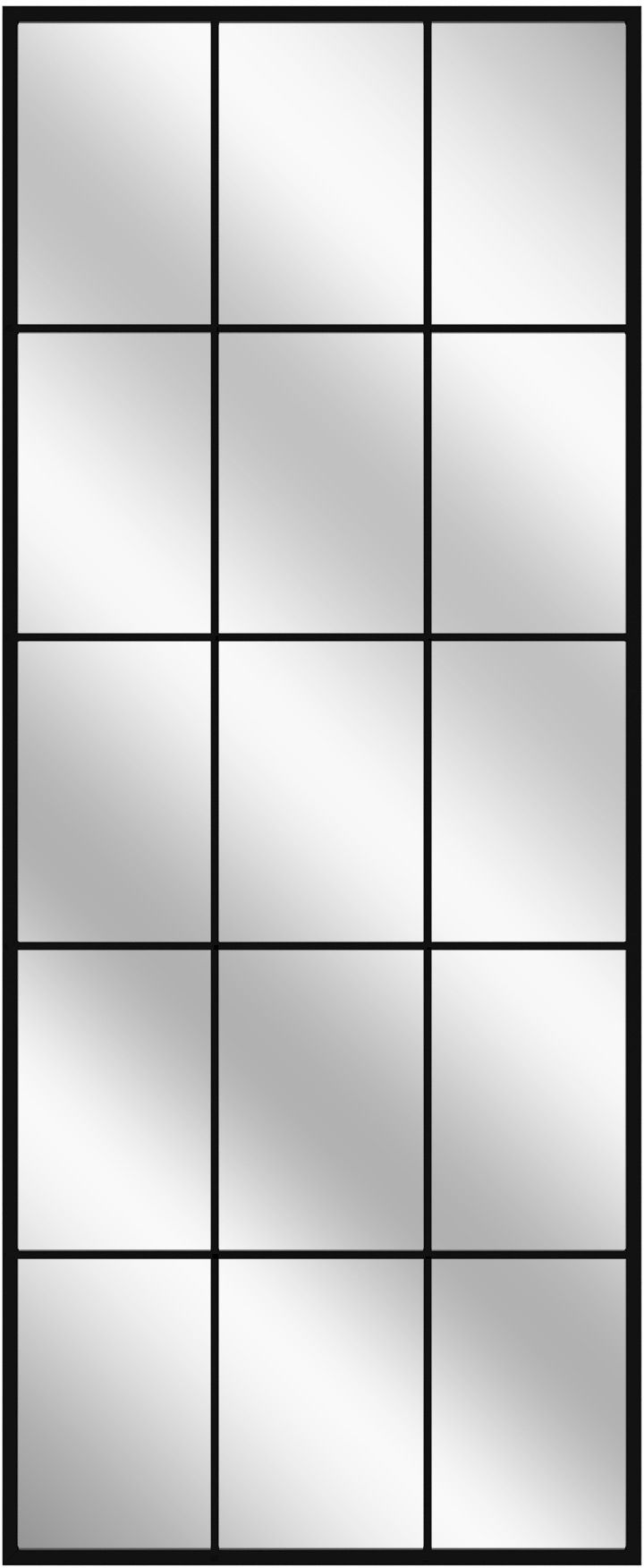 Styler Loft specchio 60x150 cm rettangolare nero LU-12370