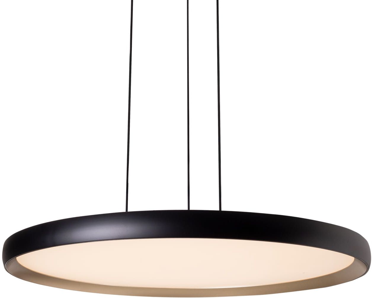 MaxLight Vik lampada sospesa 1x40 W nero-oro P0556