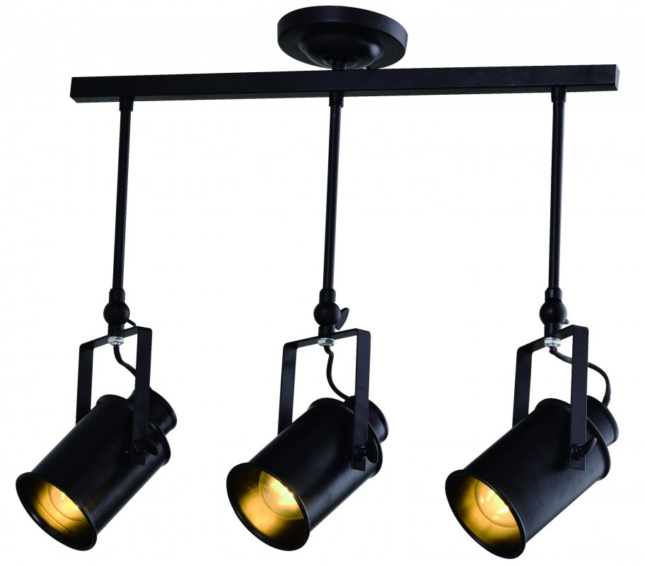 GTV Demir lampada sospesa 3x40 W nero OS-DEM3-10-DEC