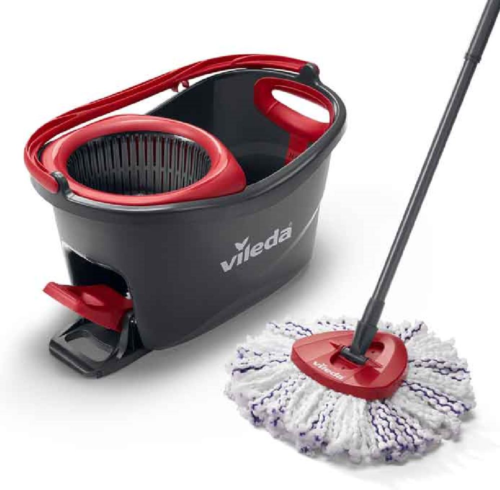 Vileda Turbo 3w1 Microfibre mop con secchio e manico 167751