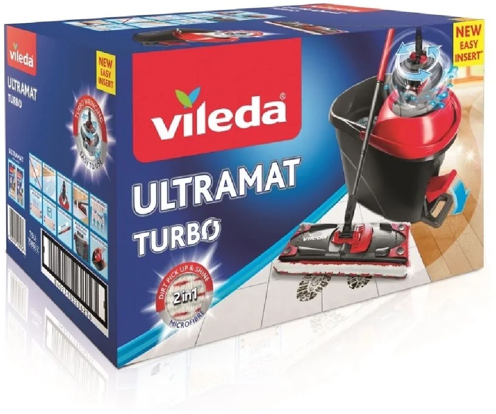 Vileda Ultramax Turbo mop con secchio e manico 163425