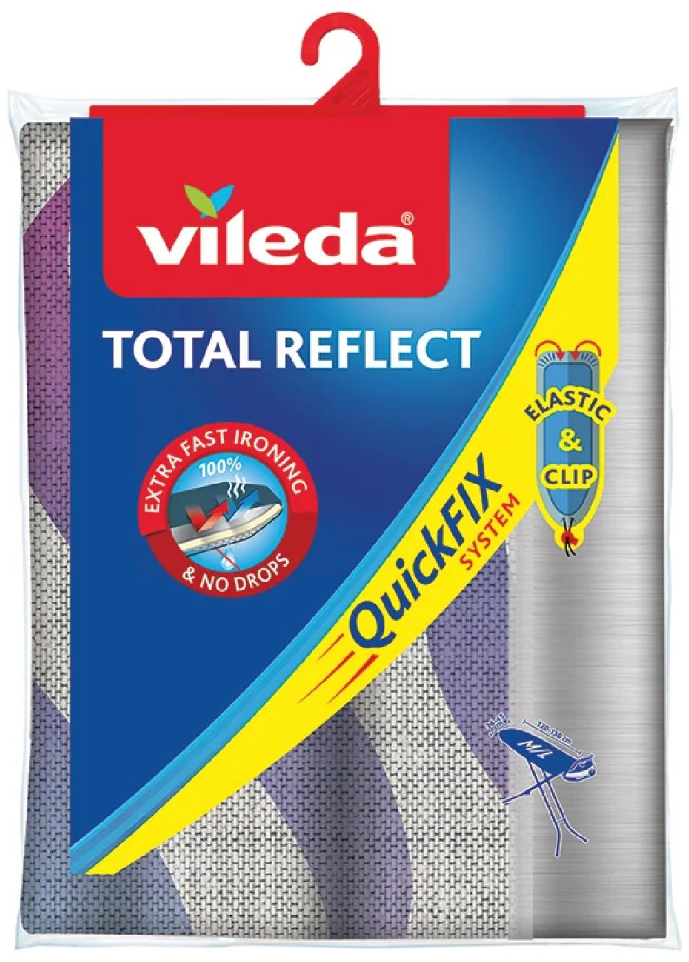 Vileda Total Reflect copri asse da stiro 130x45 cm 163263