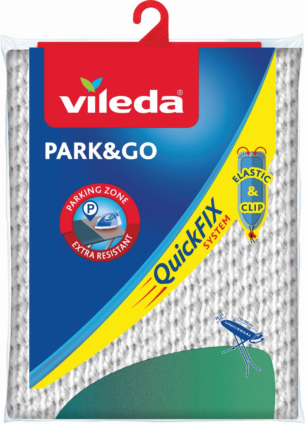 Vileda Park&Go copri asse da stiro 130x45 cm 172219