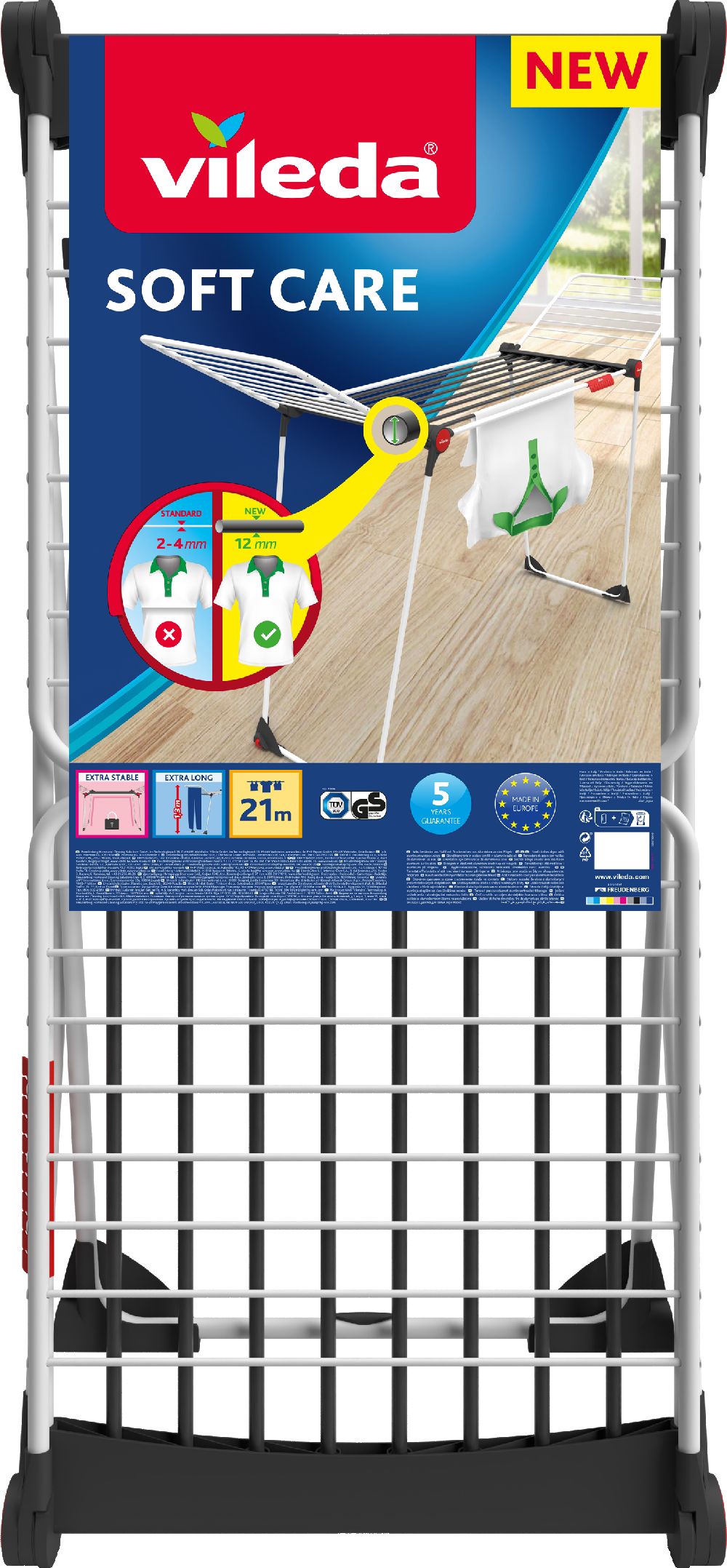 Vileda Soft Care stendibiancheria a terra 170775