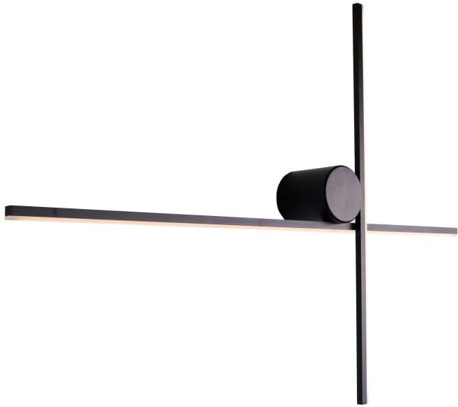 MaxLight Arne lampada da parete 1x10 W nero W0369