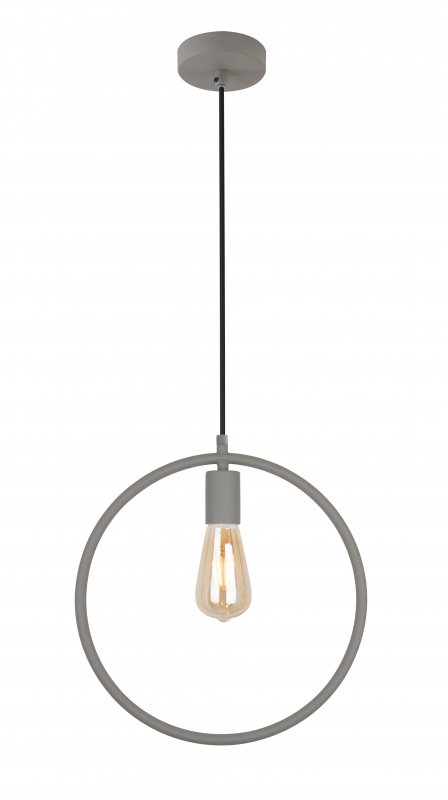 GTV Fija lampada sospesa 1x40 W grigio/cenere OS-FI-E27-15-DEC