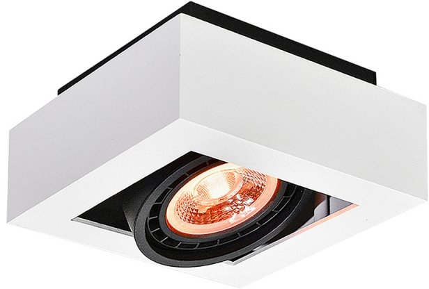 GTV Loid lampada da soffitto 1x40 W bianco OS-LOID-GU10-00-DEC