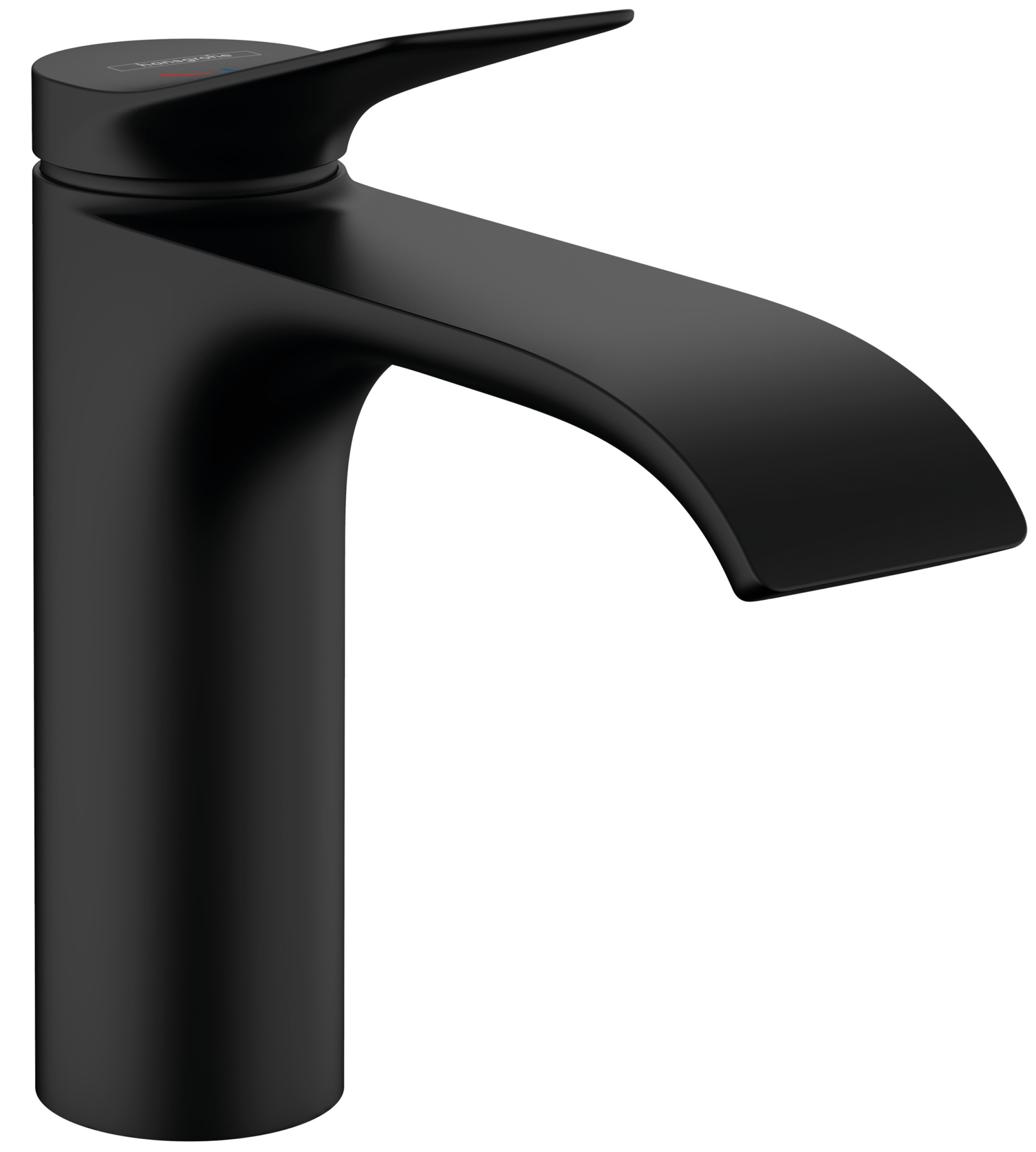 Hansgrohe Vivenis rubinetto per lavabo verticale nero 75024670