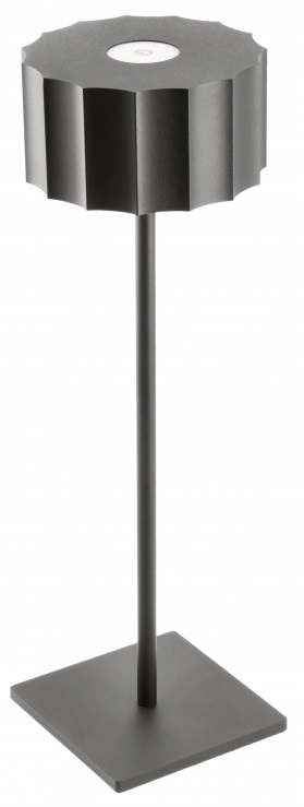 GTV Azelia lampada da tavolo 1x2.5 W nero LD-AZELIA-10-DEC