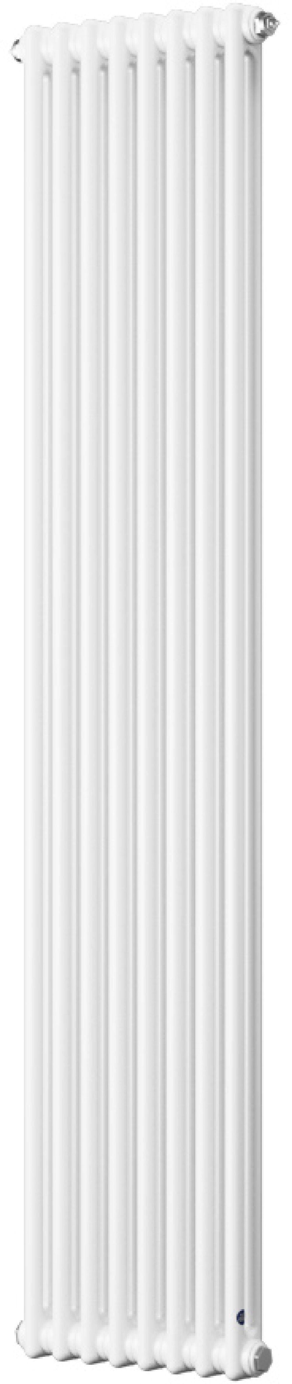 Instal Projekt Tubus 2 radiatore per ambienti 179.3x92 cm podłączenie inferiore bianco TUB2-180/20D50L
