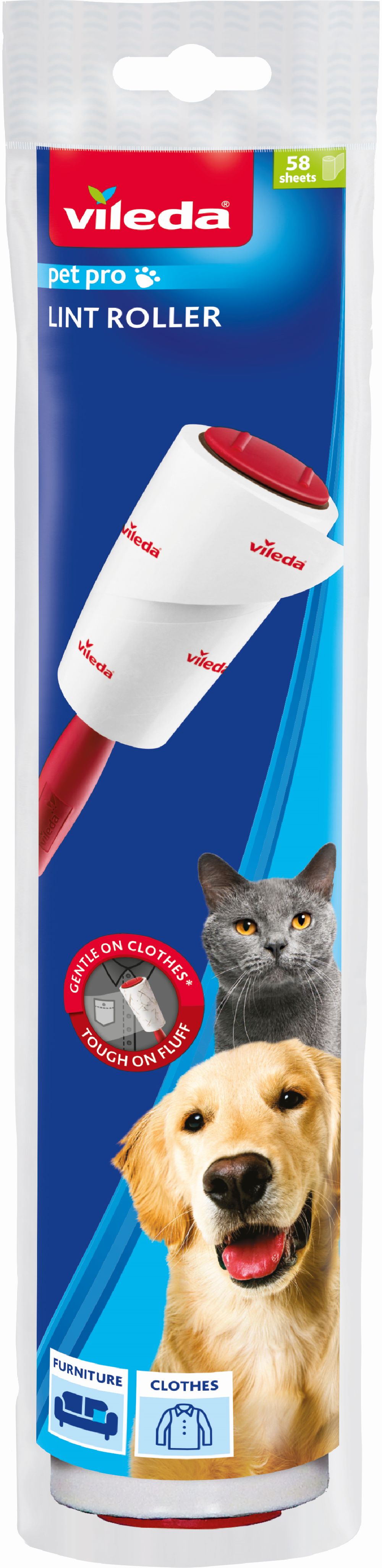 Vileda Pet Pro rullo adesivo levapelucchi 173390