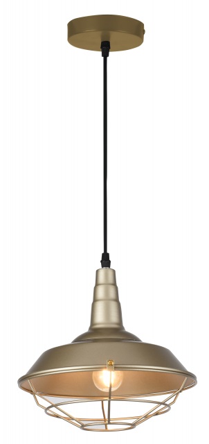 GTV Solen lampada sospesa 1x40 W oro OS-SOL-40-DEC
