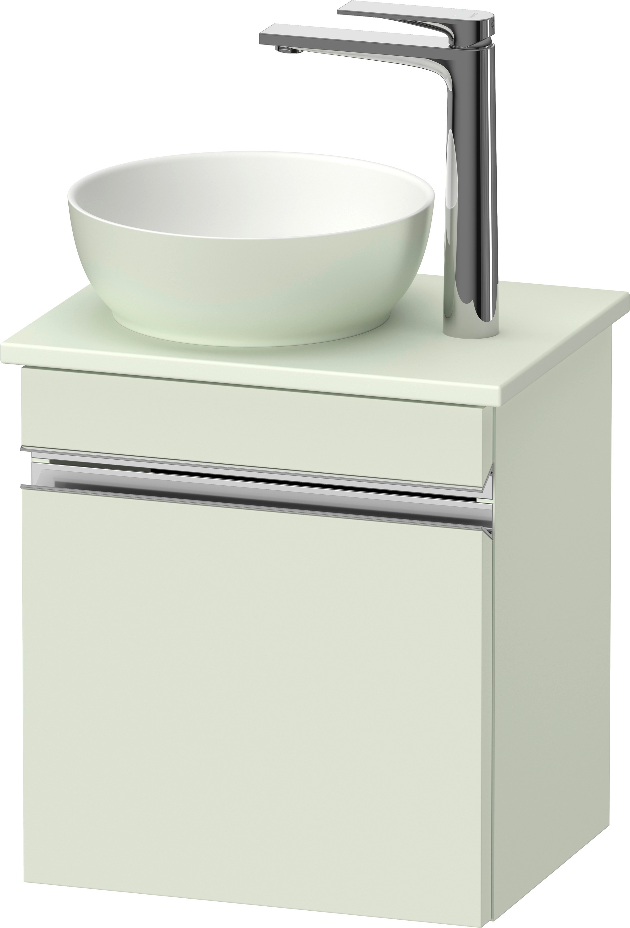 Duravit Sivida armadietto 40x32.5x44 cm sottolavabo sospeso verde-cromo SV4656R10HH0000