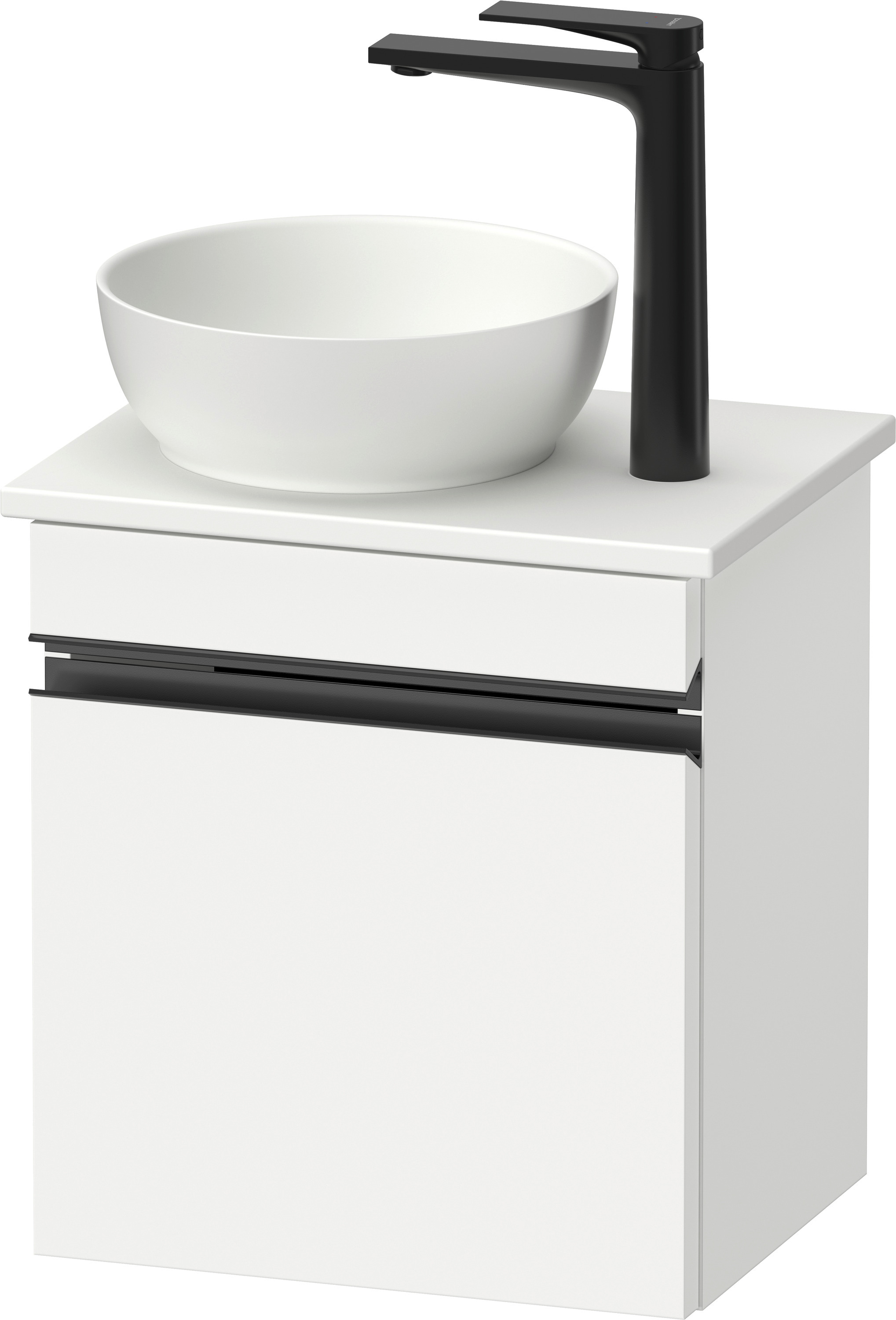 Duravit Sivida armadietto 40x32.5x44 cm sottolavabo sospeso bianco -nero SV4656RBD220000