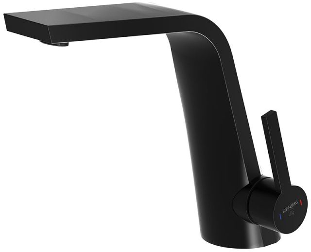 Steinberg 260 rubinetto per lavabo verticale nero 26010101S