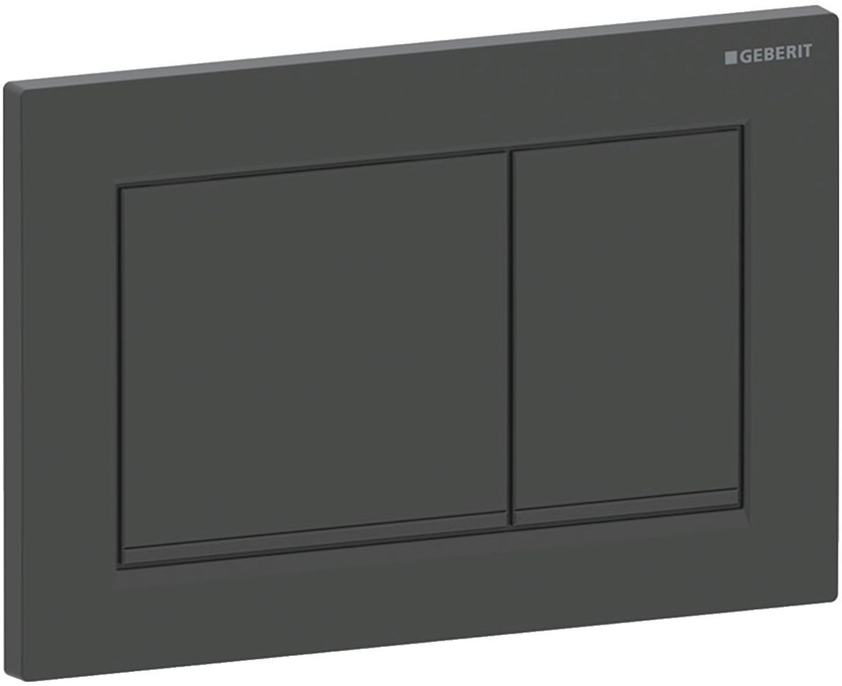 Geberit Omega20 placca di comando per WC nero 115.080.16.1