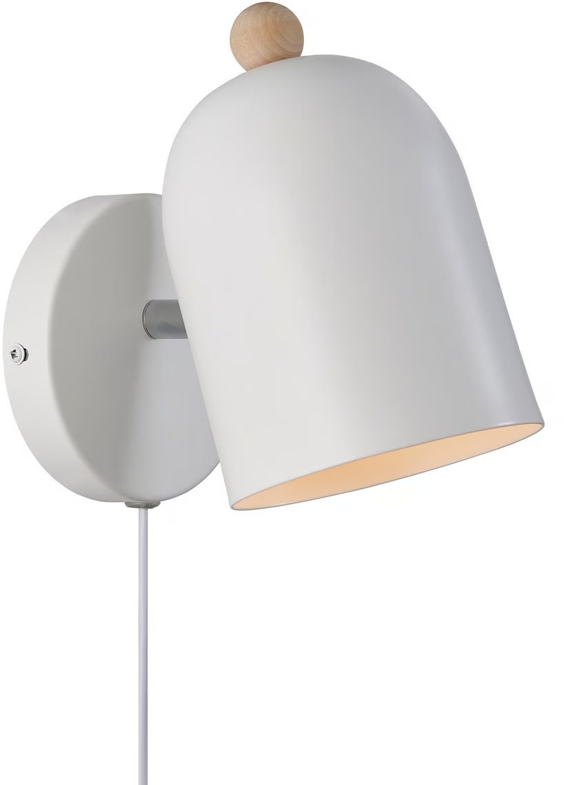 Nordlux Gaston lampada da parete 1x15 W bianco 2412671001