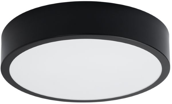 Sollux Lighting Onyx plafoniera 1x23 W nero SL.1242