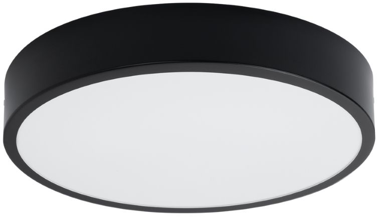 Sollux Lighting Onyx plafoniera 1x23 W nero SL.1244