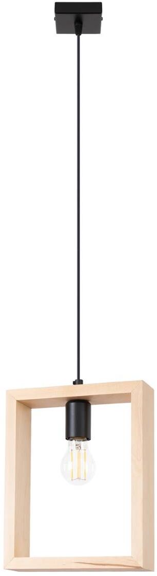 Sollux Lighting Aries lampada sospesa 1x15 W legno SL.1310