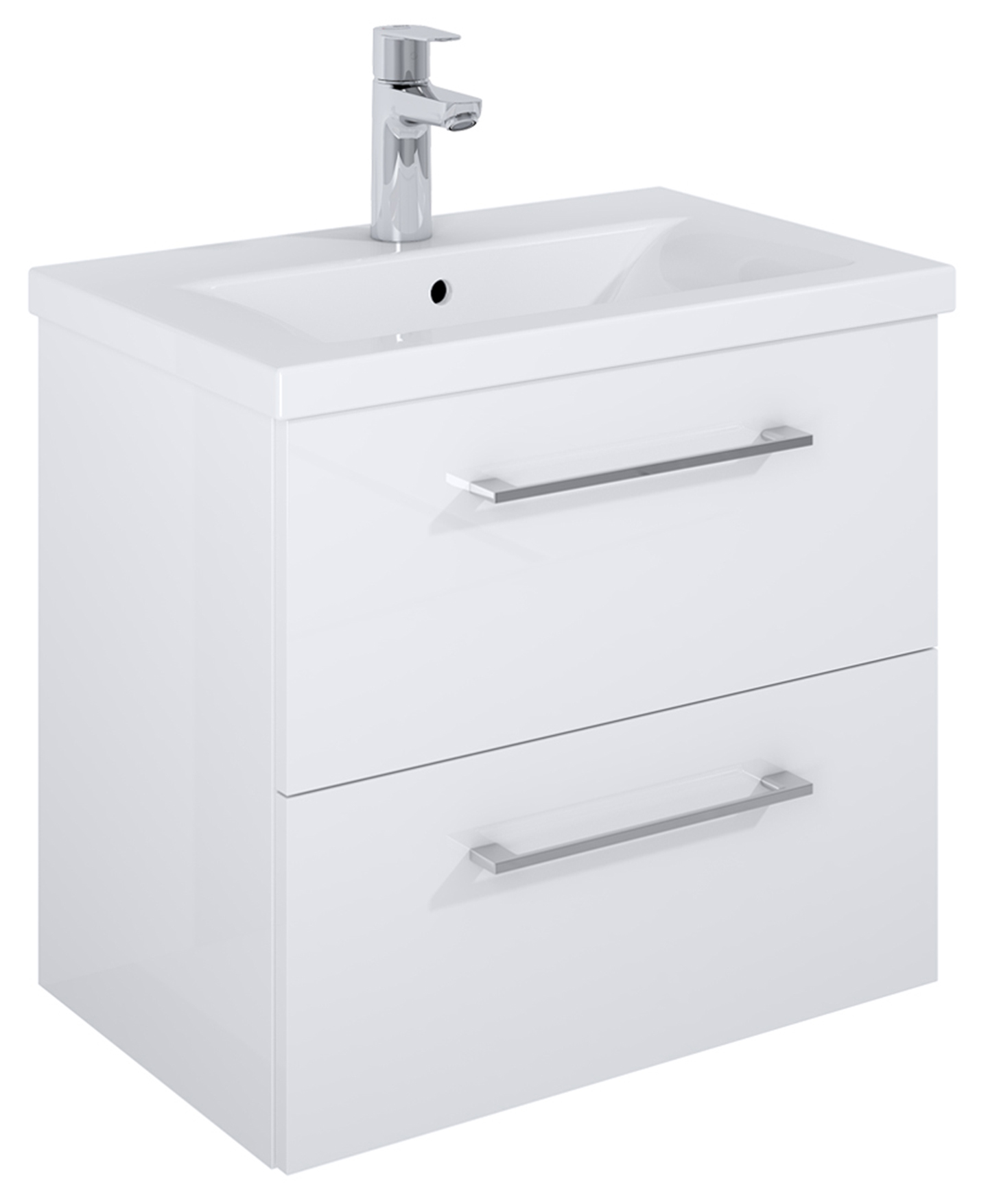 Roca Roma Compact armadietto 60x38.4x53 cm sottolavabo sospeso bianco A857952806