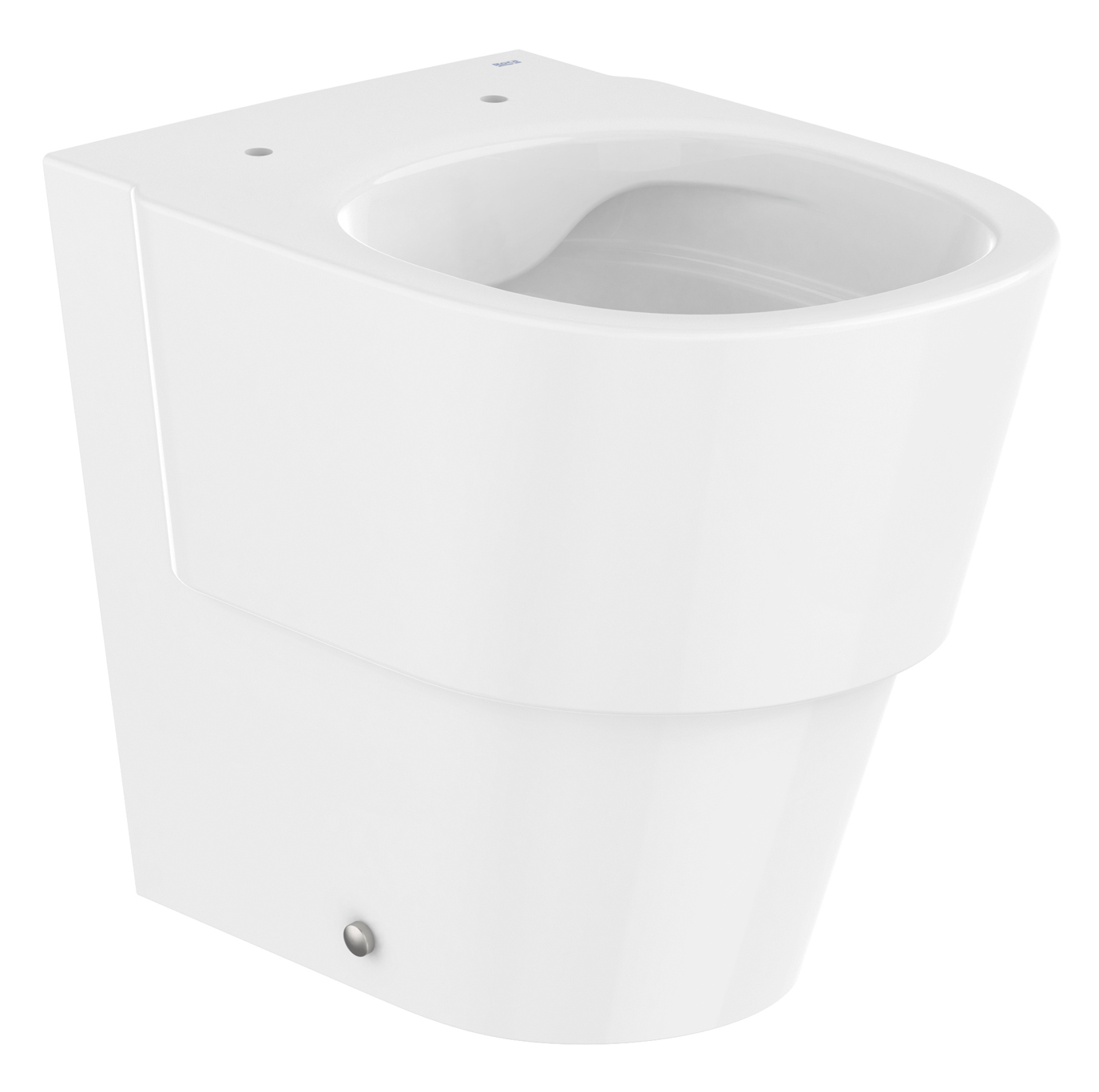 Roca Tura vaso wc a terra si bianco lucida A347697S00