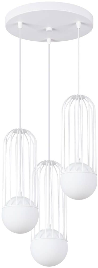 Sollux Lighting Brina lampada sospesa 3x8 W bianco SL.1335