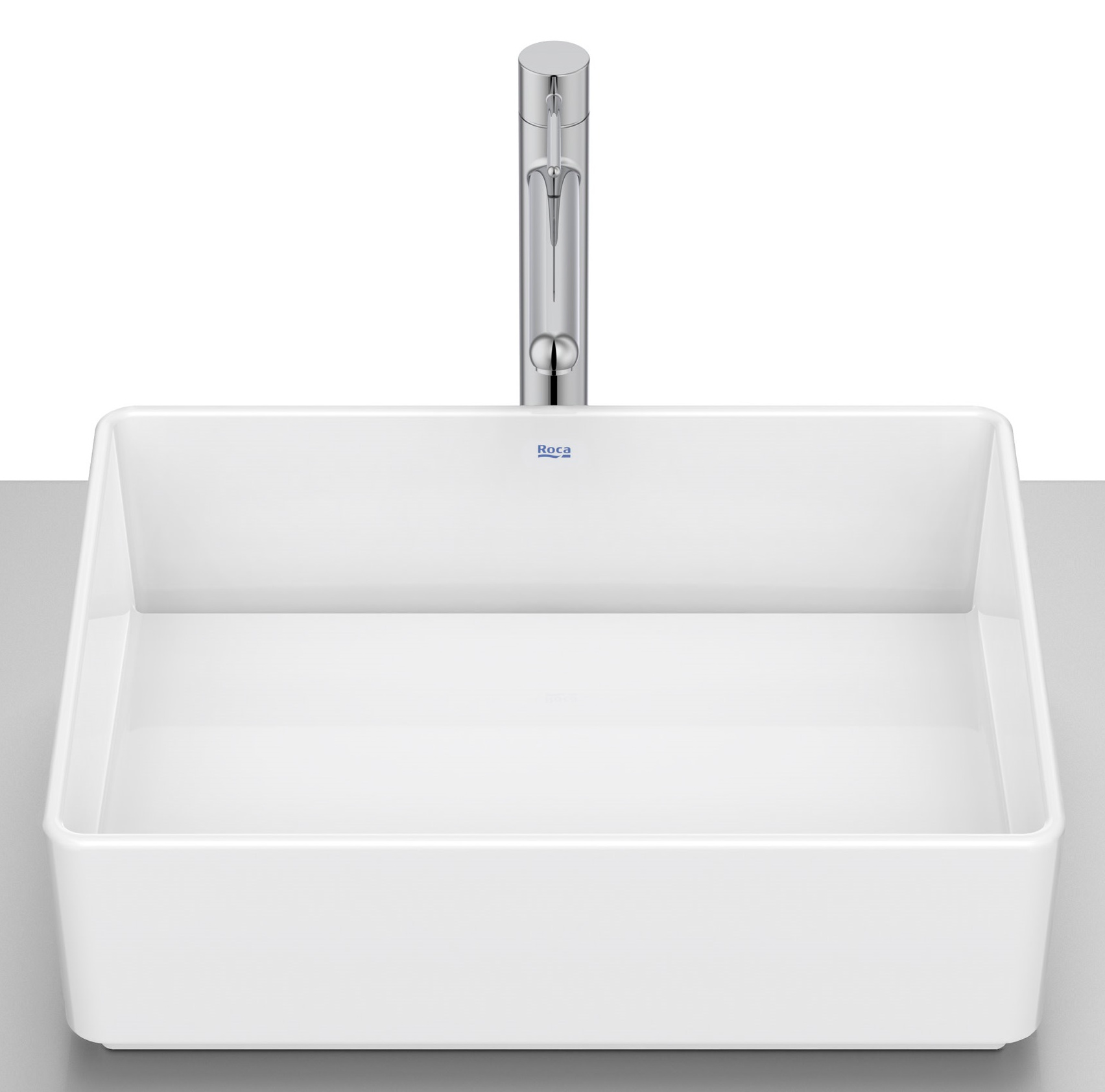 Roca Tura lavabo 45x35 cm rettangolare da appoggio bianco A327691S00