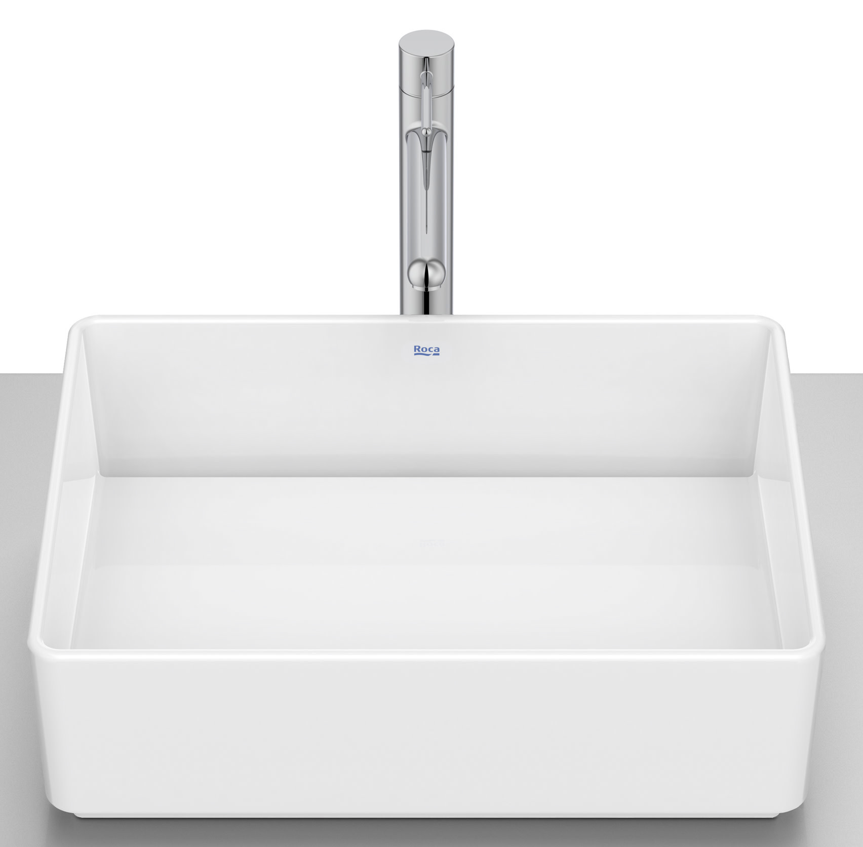 Roca Tura lavabo 45x35 cm rettangolare da appoggio bianco A327691000
