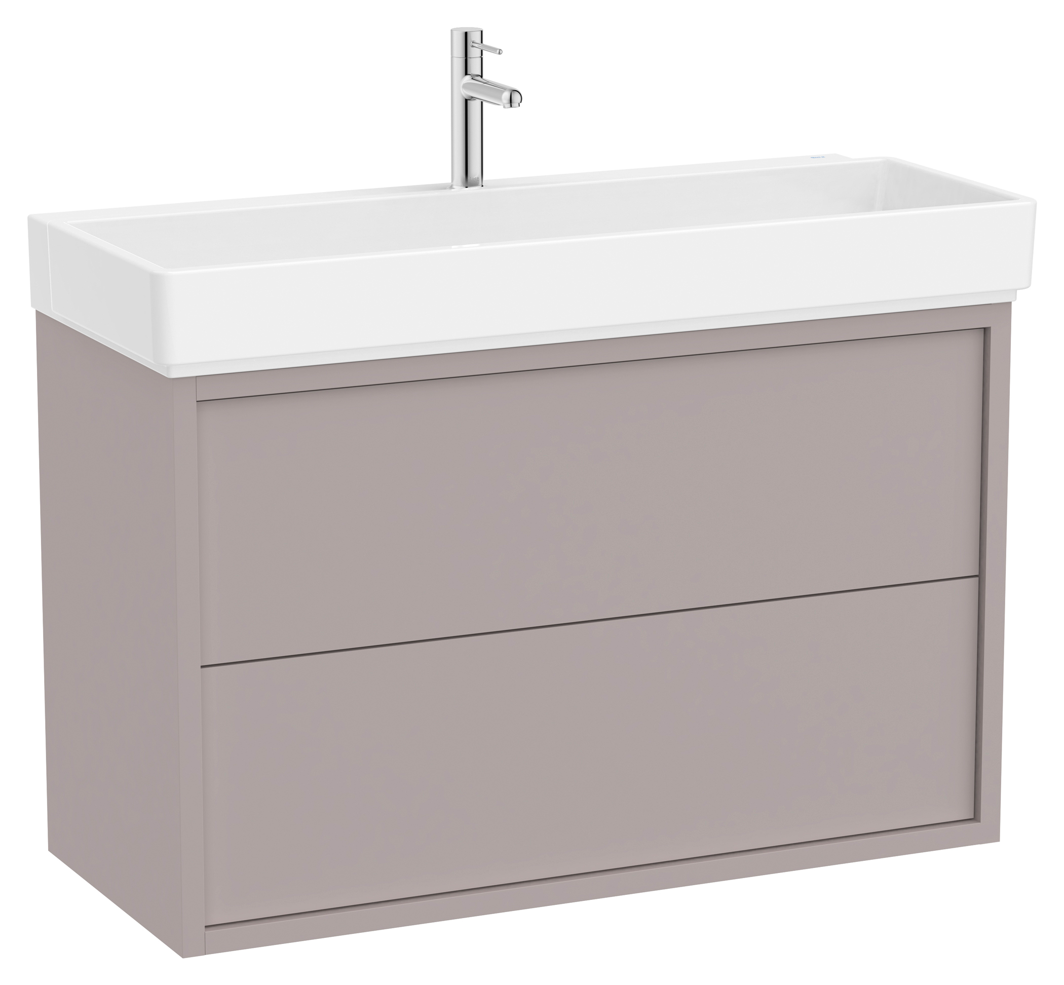 Roca Tura lavabo con armadietto 100 cm grigio A852035559