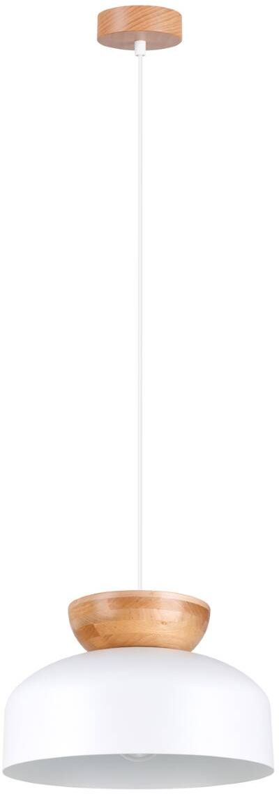Sollux Lighting Marion lampada sospesa 1x15 W bianco-legno SL.1350