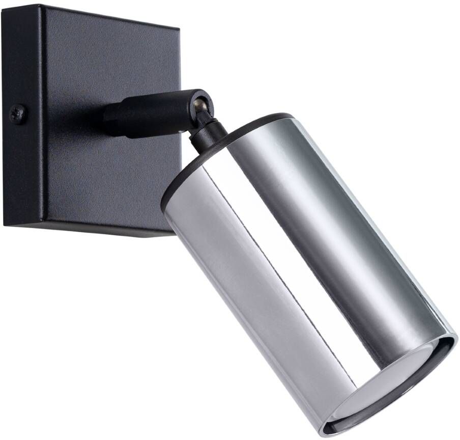 Sollux Lighting Winx lampada da parete 1x10 W nero-cromo SL.1366