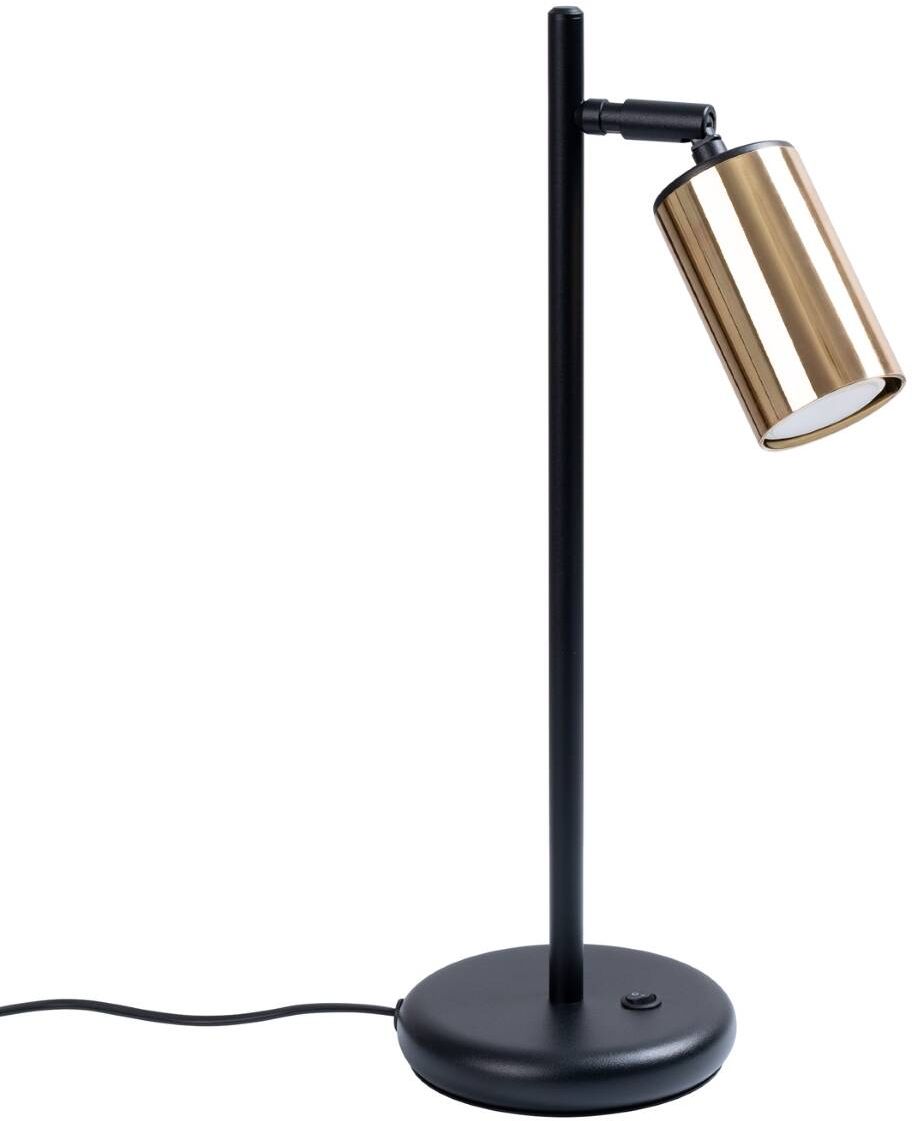 Sollux Lighting Winx lampada da scrivania 1x10 W nero-oro SL.1389