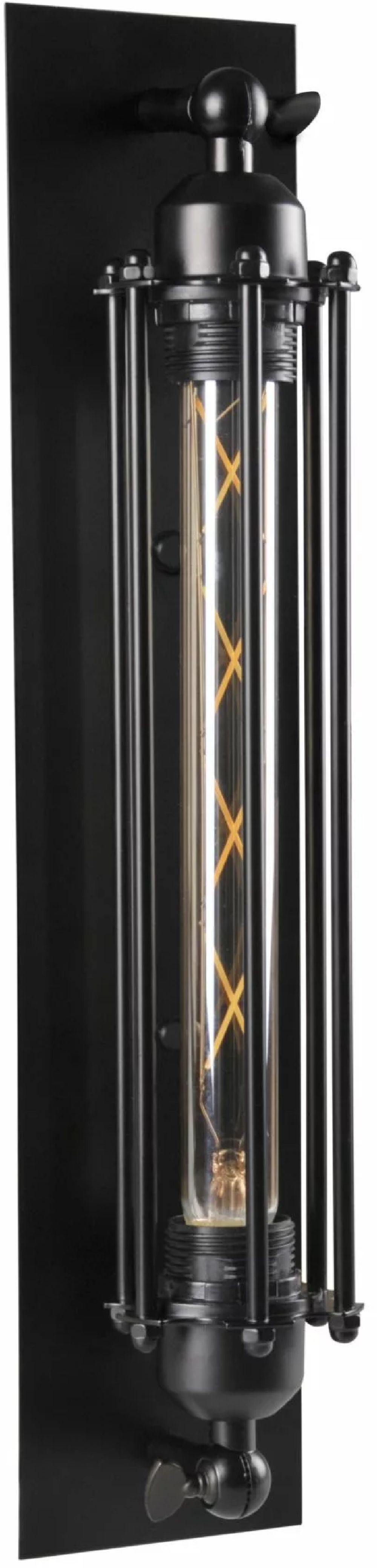 Goldlux Retro lampada da parete 1x20 W nero 326584