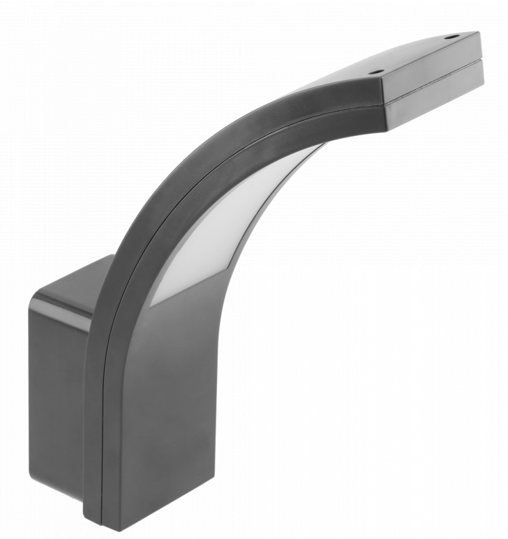 GTV Paris lampada da parete per esterni 1x10 W nero LD-PAR10W40BC-10