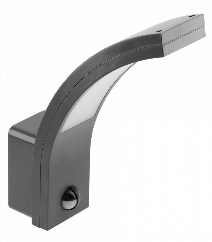 GTV Paris lampada da parete per esterni 1x10 W grafite LD-PAR10W40-10