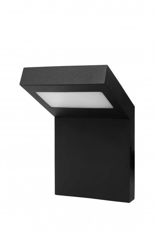 GTV London lampada da parete per esterni 1x10 W nero LD-LON10WA-10