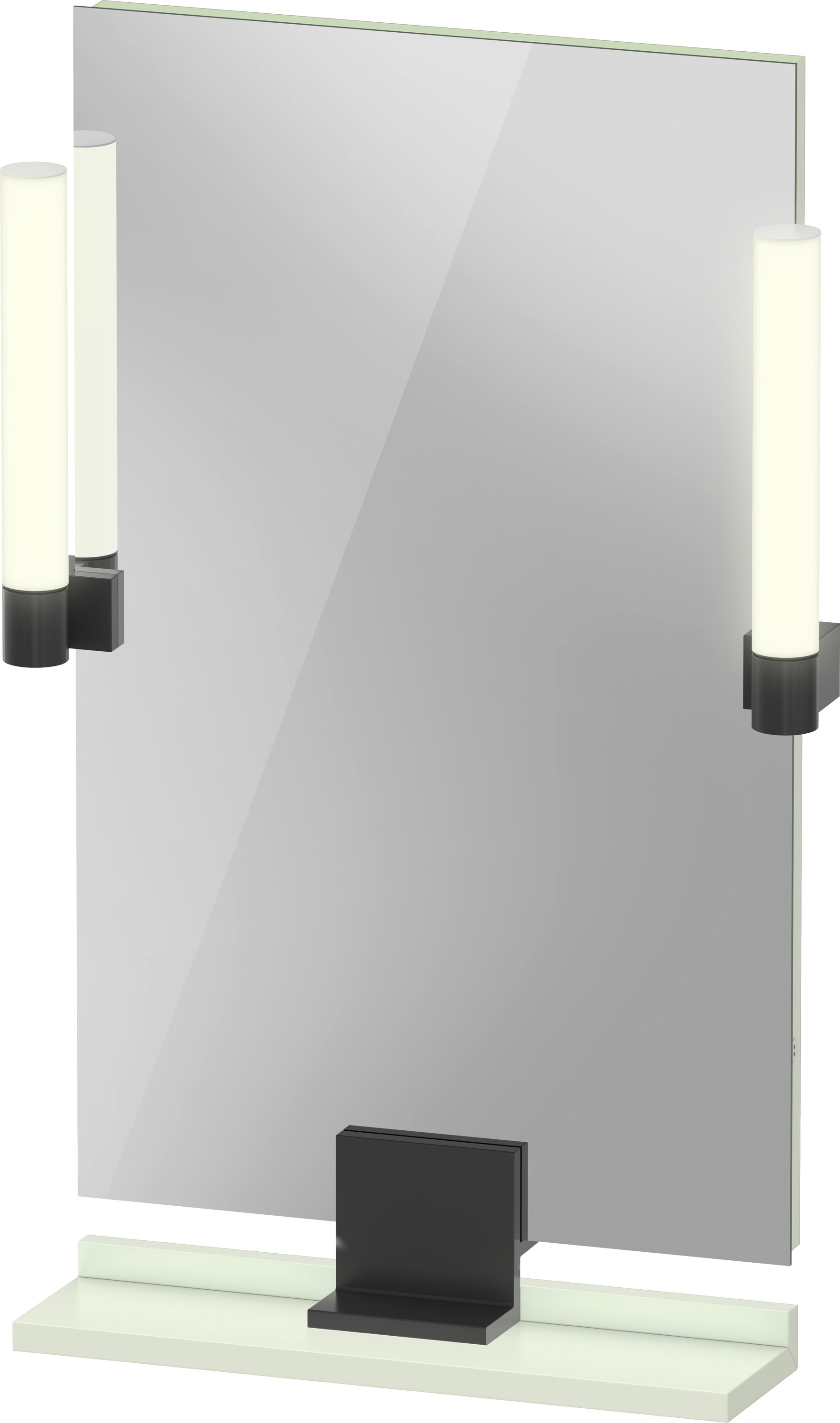 Duravit Sivida specchio 45x65 cm rettangolare con illuminazione nero-verde SV74200BDHH0000