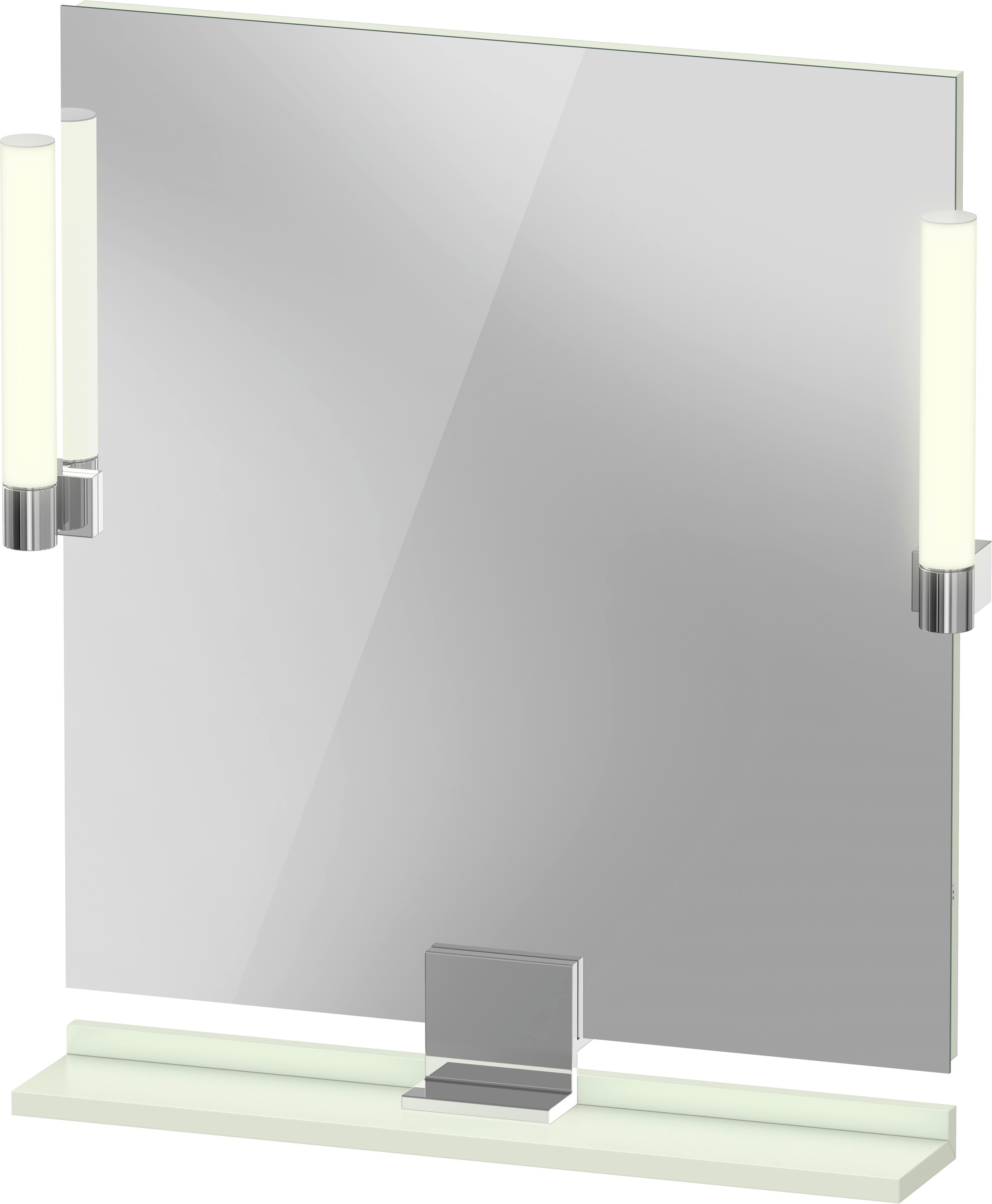 Duravit Sivida specchio 65x65 cm quadrata con illuminazione cromo-verde SV7421010HH0000