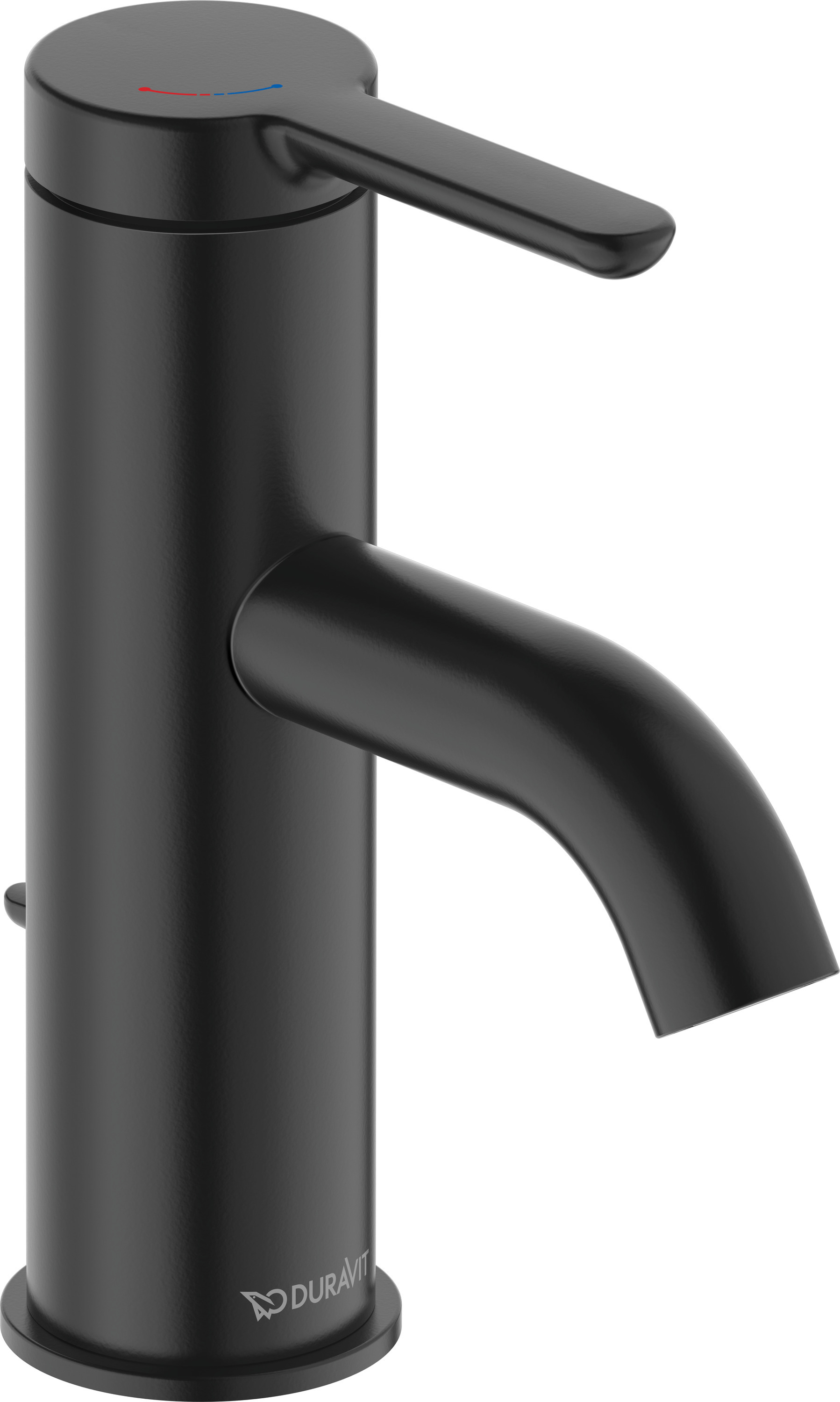 Duravit C.1 rubinetto per lavabo verticale nero C11013001046