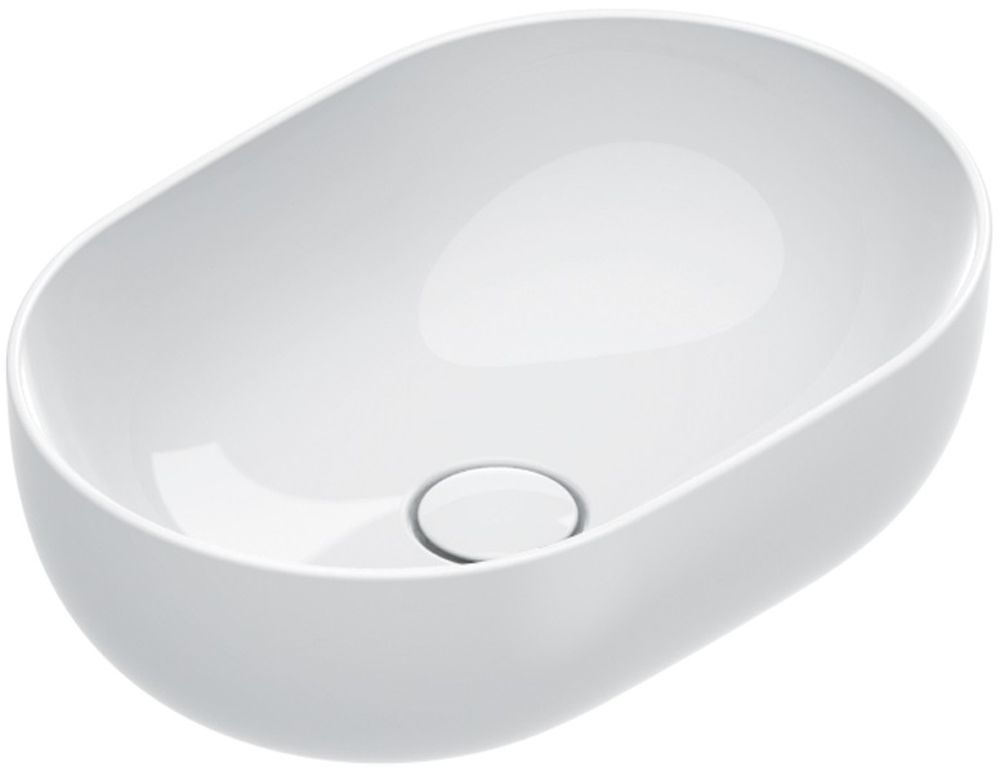 Catalano Sfera lavabo 50x35 cm ovale da appoggio bianco 0522500001