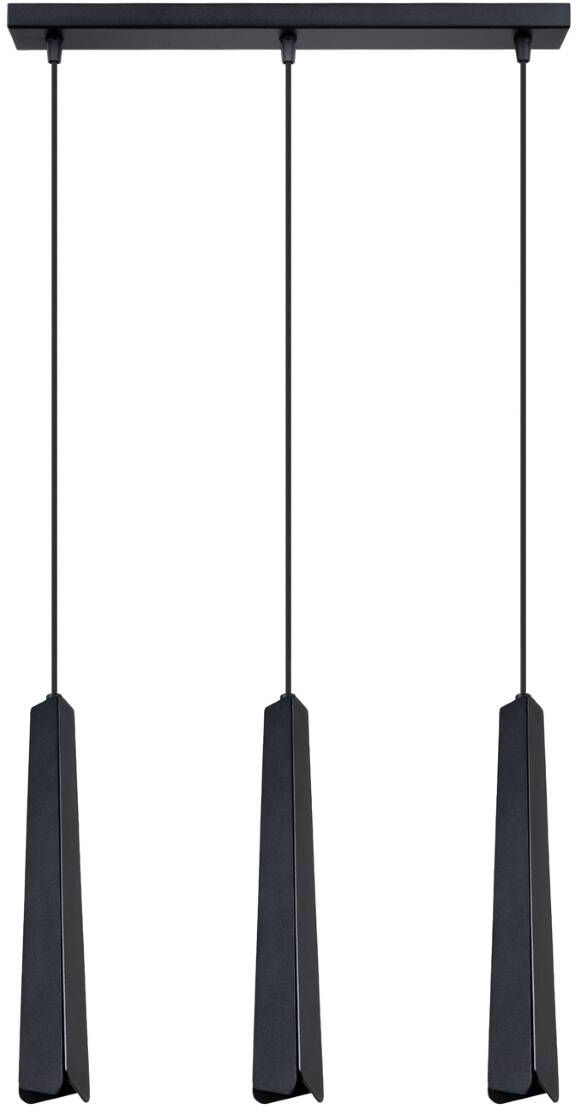 Sollux Lighting Prysm lampada sospesa 3x8 W nero SL.1402