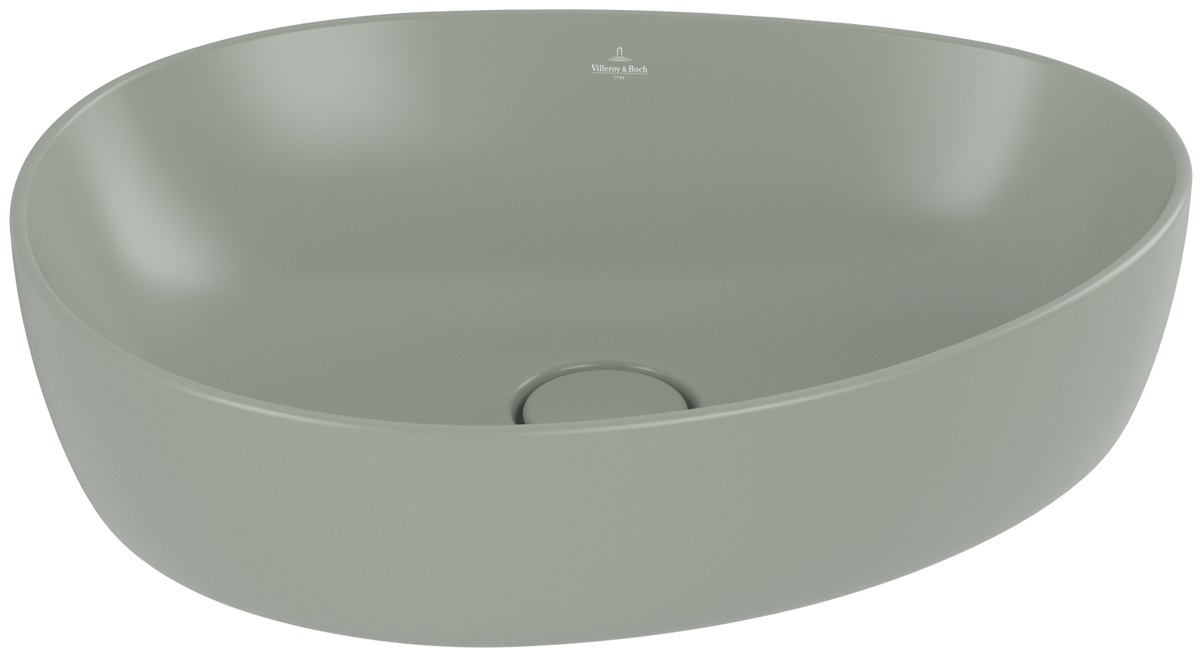 Villeroy & Boch Antao lavabo 51x40 cm da appoggio verde 4A7351R8