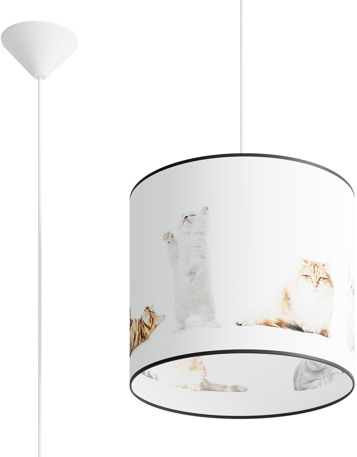 Sollux Lighting Koty lampada sospesa 1x15 W multicolore SL.1421