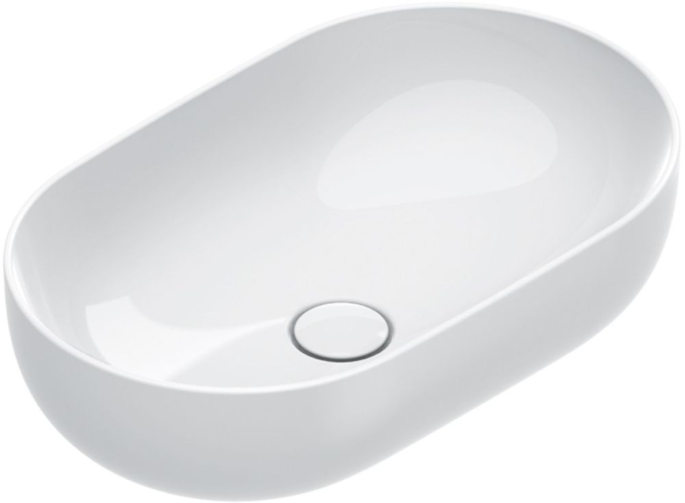 Catalano Sfera lavabo 60x37 cm ovale da appoggio bianco 0522610001
