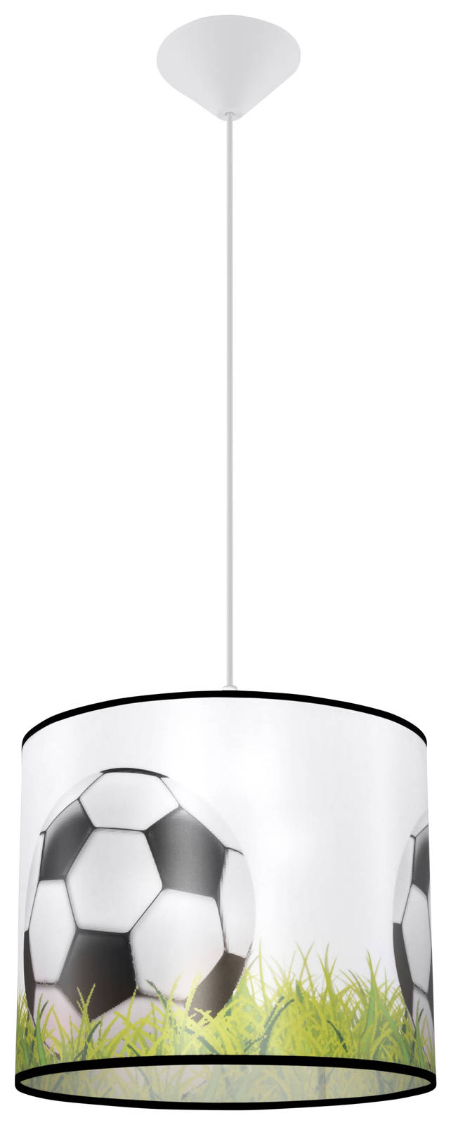 Sollux Lighting Piłka lampada sospesa 1x15 W bianco-nero-verde SL.1428